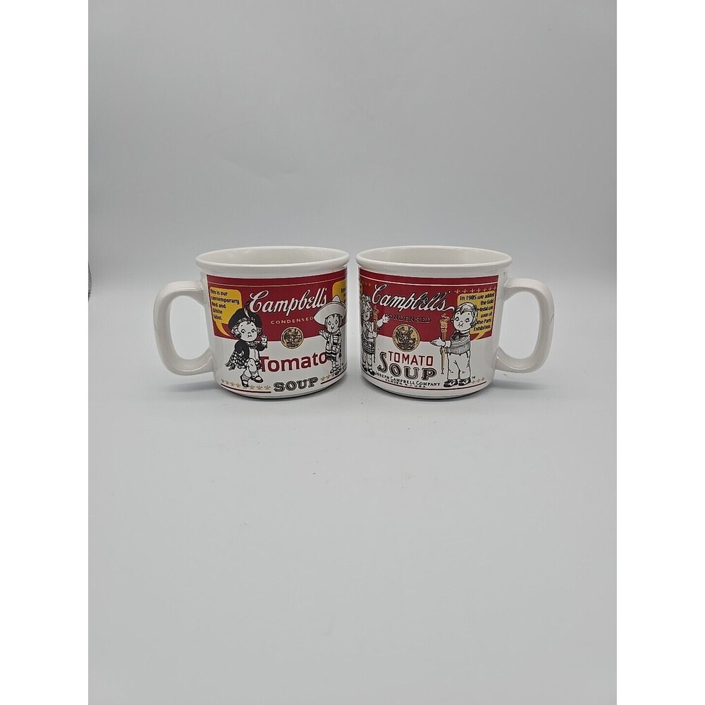 Set of 2 Vintage 1999 Campbell Homestyle M'm M'm Good Soup Bowl Mugs Westwood
